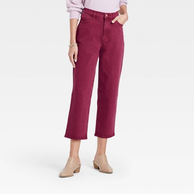 Women's High-rise Straight Fit Cropped Jeans - Universal Thread™ : Target