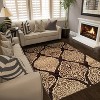 Traditional Damask Medallion Indoor Area Rug or Runner by Blue Nile Mills - 2 of 4