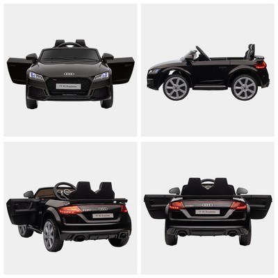 6V Black Audi TT RS Kids Electric Ride-On Car