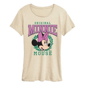 Women's - Disney - Minnie Crest Short Sleeve Graphic T-Shirt - 1 of 4