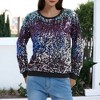 Anna-Kaci Women's Sequin Long Sleeve Sparkly Pullover Sweatshirt - 4 of 4