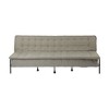 Homy Casa 76.8" Modern Fabric 3-Seat Sofa with Adjustable Backrest and Spring Cushion - 4 of 4