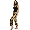 Harry Potter Juniors Hogwarts Houses Crest Cropped Lounge Pants Pajamas - 2 of 3