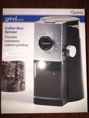 Capresso Burr Grinder – Sheldrake Coffee Roasting