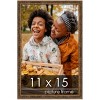 PosterPalooza | Textured Gold Picture Frame - UV Acrylic, Foam Board Backing, Hanging Hardware - 2 of 4