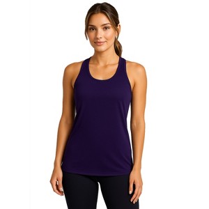 Galaxy By Harvic Women's Moisture Wicking Racerback Tank - 1 of 4