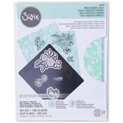 Sizzix Printed Magnetic Sheets 6.75