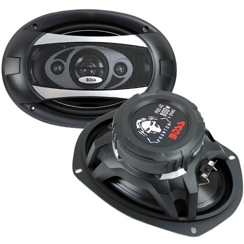 Audio P694c 6 X 9 Inch 800 Watt 4-way 4 Ohm Full Range Car Coaxial Stereo Speaker Set Mylar Dome Tweeters, Pair : Target