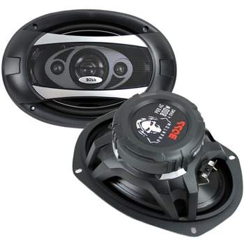 BOSS Audio Systems P694C Phantom 6 x 9 Inch 800 Watt 4-Way 4 Ohm Full Range Car Coaxial Stereo Speaker Set with Mylar Dome Tweeters, Pair