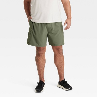 Men's Big Cargo Shorts 7" - All In Motion™ Virtual Green 3XL