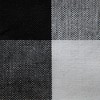 DII Buffalo Check Placemat Set 4 Piece, Black, 13x19" - 3 of 4