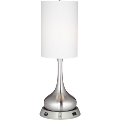 silver droplet table lamp