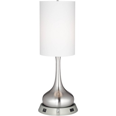 silver droplet table lamp