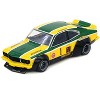 Mazda RX-3 Savanna RHD #1 "Katayama Racing Livery" Green and Yellow Striped 1/64 Diecast Model Car by Inno Models - 2 of 4