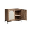 COZONY Rattan Sideboard Buffet Cabinet with Adjustable Shelf, Kitchen Storage Cabinet for Living Room Hallway Entryway - 3 of 4