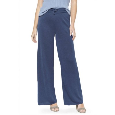 Women's Wide Leg Linen Knit Pant - IVKO