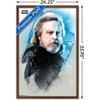 Trends International Star Wars: The Last Jedi - Luke Framed Wall Poster Prints - 3 of 4