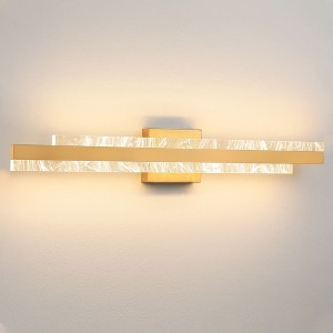 KAISITE 24inches Dimmable LED Bath Bar Black Bathroom Vanity Light - 1 of 4