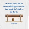 Men's - Forrest Gump - Miracles Happen Every Day Short Sleeve Graphic T-Shirt - 2 of 4