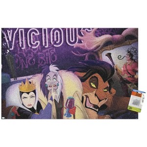 Trends International Disney Villains - Vicious Unframed Wall Poster Prints - 1 of 4