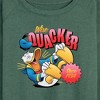 Women's - Disney - Wise Quacker Lightweight French Terry Wide Neck Long Sleeve Shirt - 2 of 4