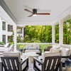 TOBILI 52-inch Ceiling Fan with Light, 3 Wood Blades for Living Room (Black+Dark Walnut) - 2 of 4
