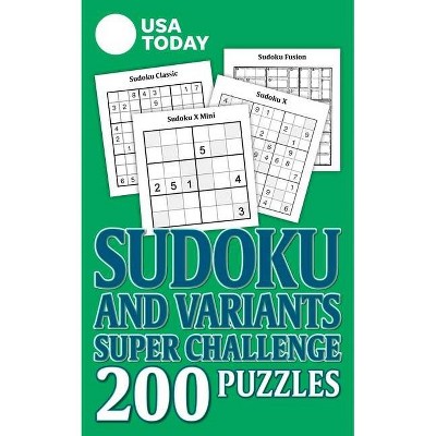 USA Today Sudoku and Variants Super Challenge - by  Usa Today (Paperback)