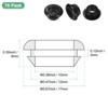 Unique Bargains Rubber Corrosion-Resistant Snap-in Locking Hole Plugs Black - 3 of 4