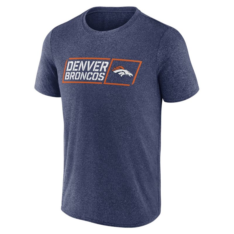 NFL Denver Broncos Men&#39;s Quick Tag Athleisure T-Shirt, 2 of 4
