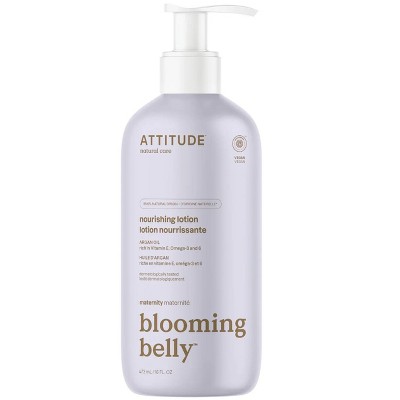 Attitude Blooming Belly Nourishing Lotion, Argan, 16 oz
