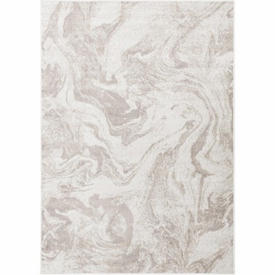 Hauteloom Zoete Cream Marble Area Rug