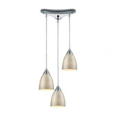 Elk Home Merida 3 - Light Pendant in  Polished Chrome