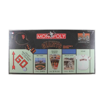 Sf Giants Monopoly board game brand new sold