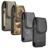 LUXMO Large Vertical Universal Nylon Pouch w/ Dual Card Slots - Black - 3 of 4