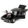 Dom's Dodge Charger R/T Black "Fast & Furious" (2009) Movie "TrueSpec" Series 1/24 Diecast Model Car by Jada - 2 of 4