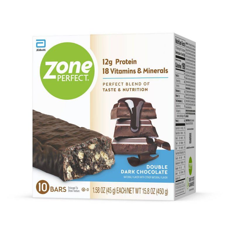 ZonePerfect Protein Bar Double Dark Chocolate - 10 ct/15.8oz, 4 of 8