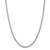 Black Bow Jewelry 3.75mm 14k White Gold Solid Concave Anchor Chain Necklace - 3 of 4