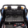 TopComfy Baby Walkers Two Seater Kids Ride Four Wheel Drive Four Wheel Suspension Extra Large Seat Front Design for Kids, Blue, 44.09"*25.39"*14.96" - 4 of 4