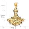 Black Bow Jewelry 14k Yellow Gold St. Louis Blues NHL Large Pendant - 2 of 3