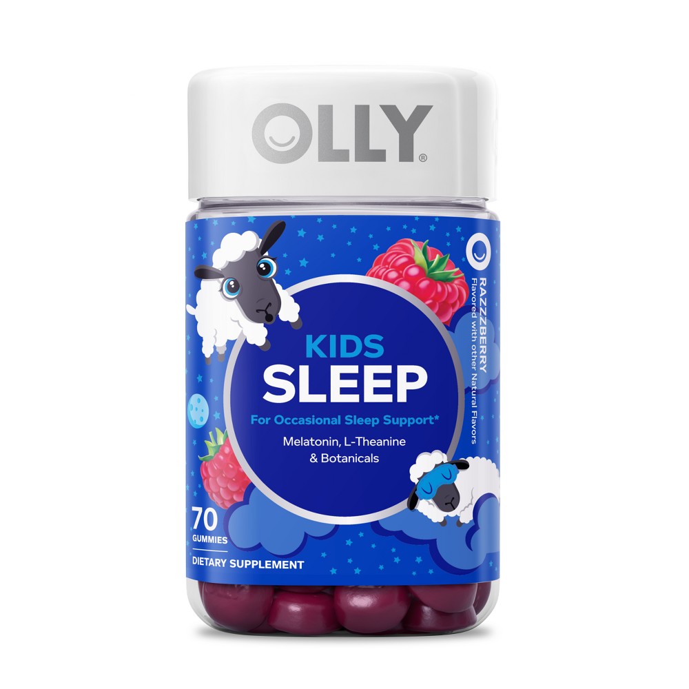 Photos - Vitamins & Minerals Olly Kids' Sleep Gummies with .5mg Melatonin - Raspberry - 70ct 