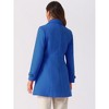 INSPIRE CHIC Women's Winter Classic Single Breasted Outwear Overcoat with Pockets - 4 of 4