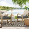 24"x22" Woven Outdoor Deep Seat Cushion - Threshold™ - 2 of 4