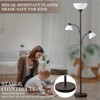 GTCLIGHTING Floor Lamps for Living Room,Torchiere Floor Lamp with 8W Adjustable Reading Lights, Morden Tall Lamps for Living Room, Bedroom, Office - 3 of 4