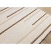 Rug Branch Contemporary Stripes, Tonal/Solid Cream Indoor Area Rug - 3 of 4
