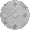 Gray Beige And Taupe Geometric Washable Indoor Outdoor Area Rug - 4 of 4