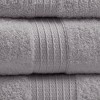 6Pcs 100% Organic Cotton Solid Color Bath Towel Set, Heavy Weight Ultra Soft and Absorbent Bath Towel - 3 of 4