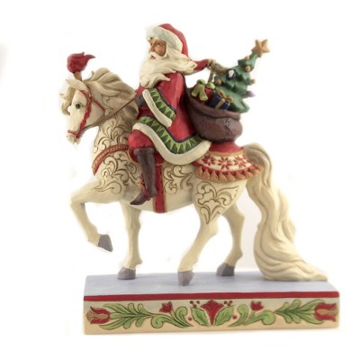 Jim Shore 8.5" Seasonal Steed Heartwood Creek  -  Decorative Figurines