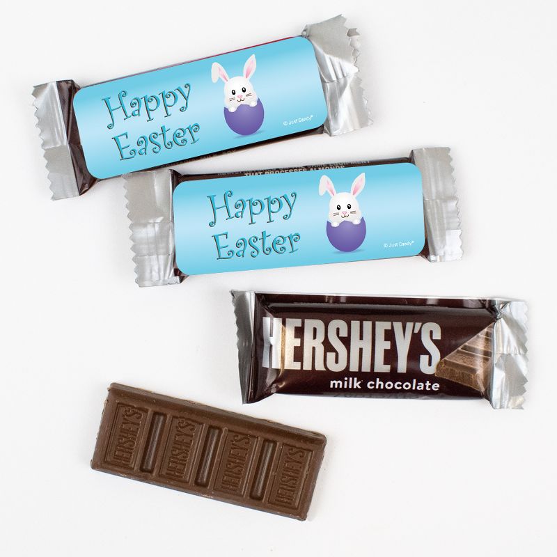 44 Pcs Bulk Easter Candy Hershey's Snack Size Chocolate Bar Party Favors (19.8 oz, Approx. 44 Pcs) - Bunny, 1 of 3