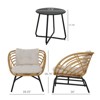 GRANDPATIO 2 - Person Outdoor Seating Group with Cushions - 3 of 4