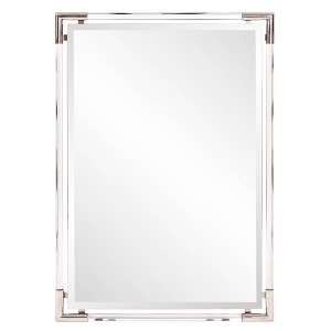Howard Elliott 38.5"x26.5" Elsie and Acrylic Rectangular Decorative Wall Mirror Silver - 1 of 4